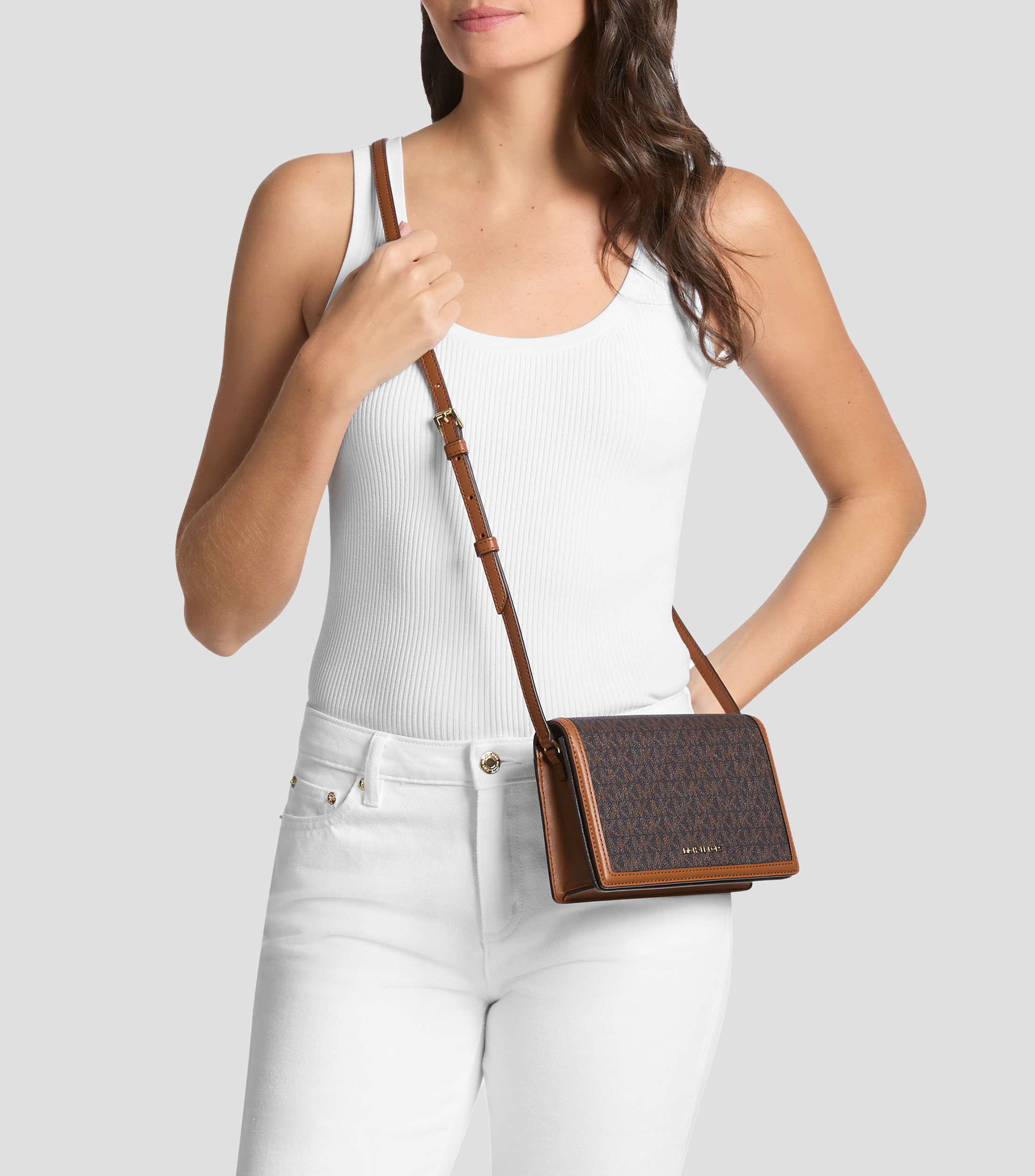 Bolsa crossbody Marlowe estampada Mujer